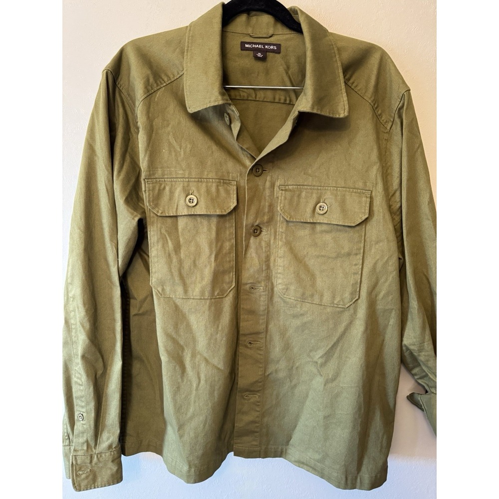 Michael Kors Olive Shacket Size XL‎